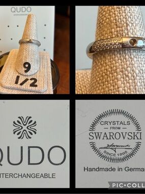 QUDO Interchangeable Ring Silver 9 1/2